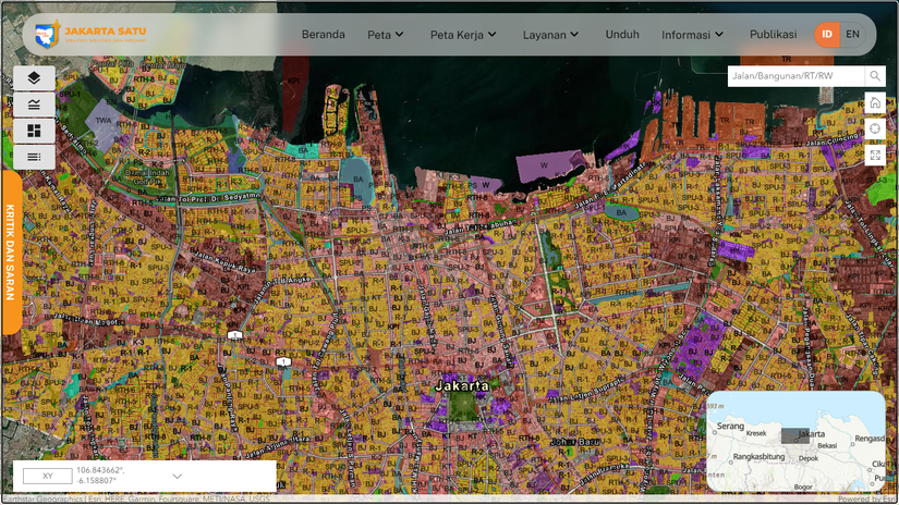 Yuk, Jelajahi Zonasi Tata Ruang DKI Jakarta Dengan Cepat dan Tepat! | KF Map – Digital Map for Property and Infrastructure in Indonesia